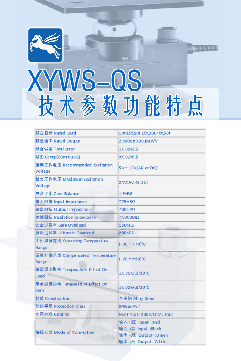 XYWS-QS 技術(shù)參數